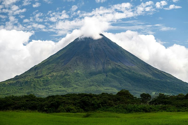 Mountain landscape at Arenal Volcano National Park, Costa Rica