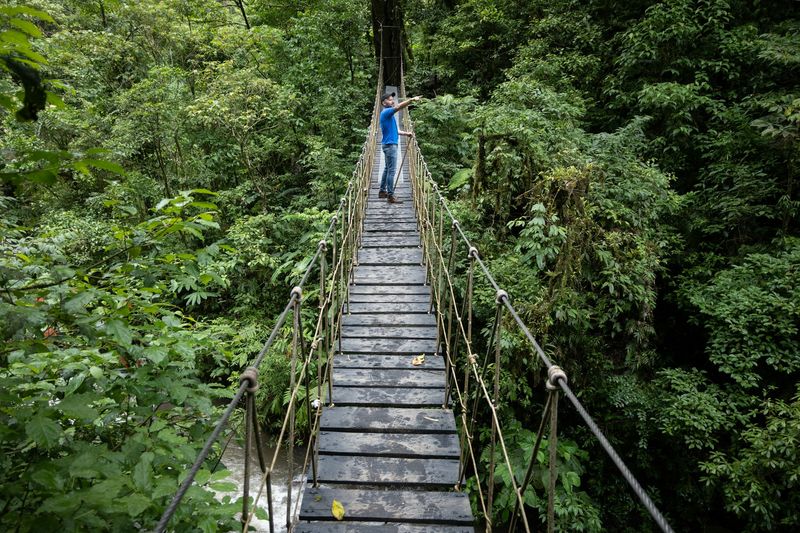 Mountain landscape at Monteverde Cloud Forest Biological Reserve, Costa Rica
