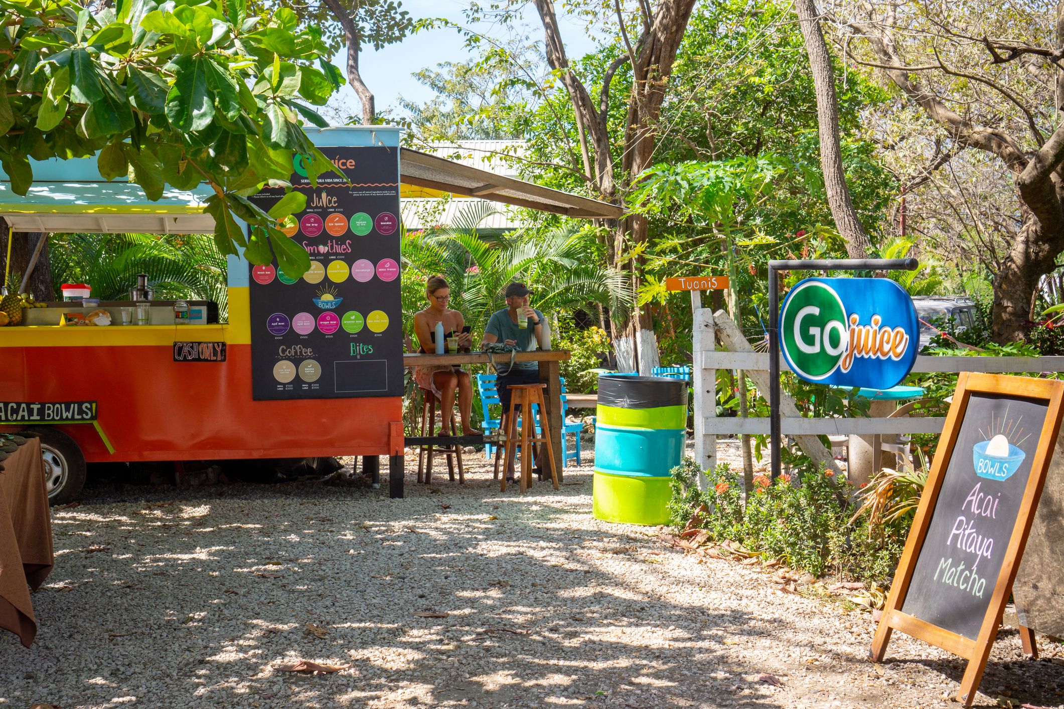 Beach scene at Nosara, Costa Rica