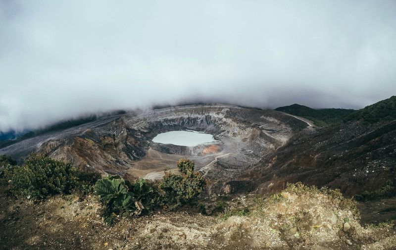Mountain landscape at Poás Volcano National Park, Costa Rica
