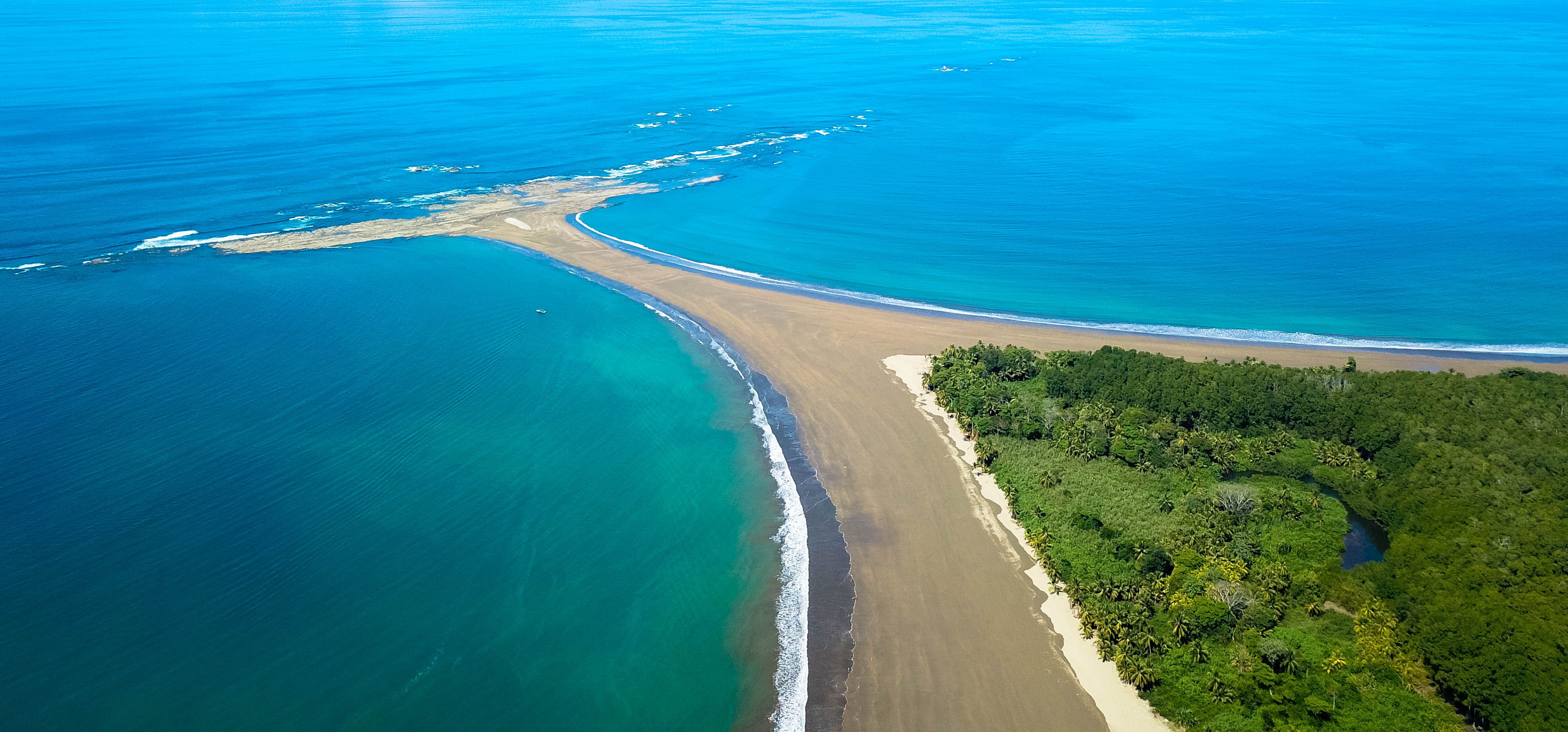 Beach scene at Uvita, Costa Rica